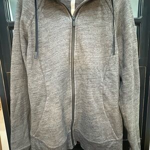 Lululemon Athletica Heather Gray Zip-Up Jacket